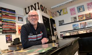 Nigel Graham started Union Vinyl 10 years ago. Image: Sandy McCook/DC Thomson.