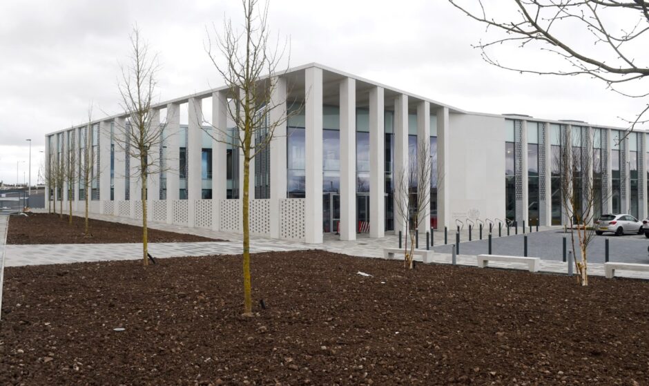 The white Inverness Justice Centre