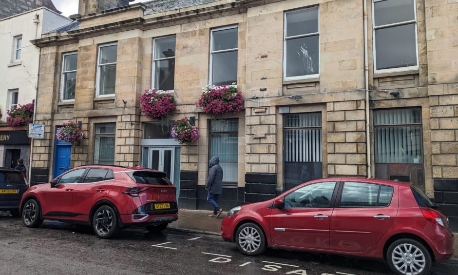 Former Royal Bank of Scotland in Forres 