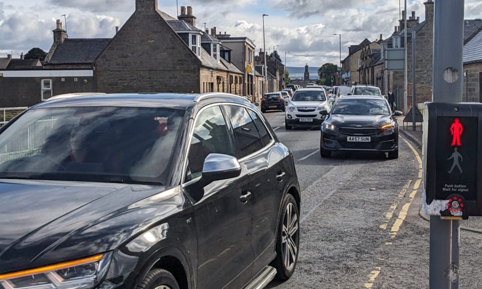 Cars on North Street. 