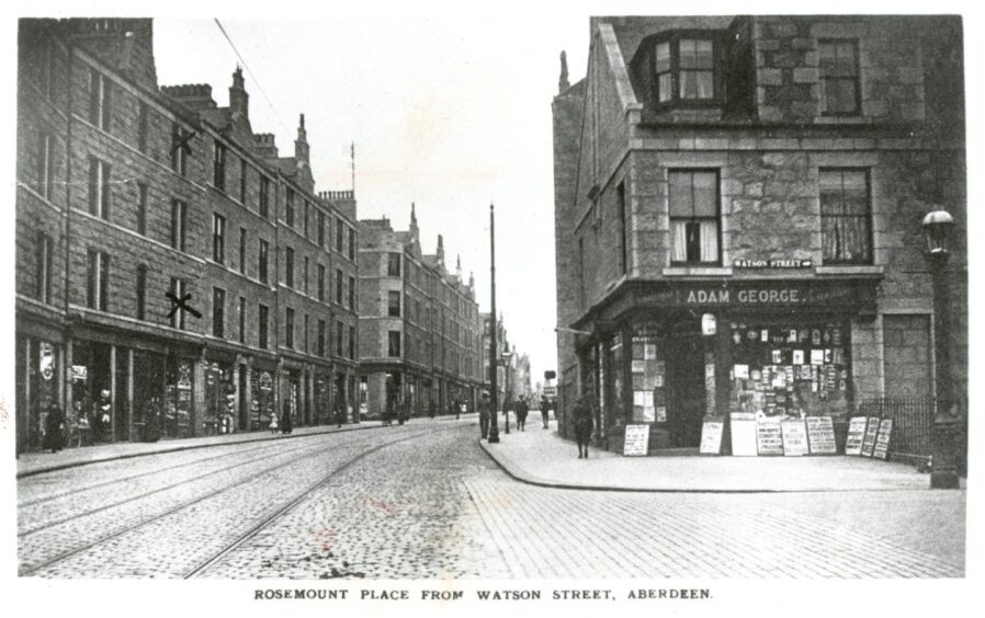 Rosemount Place 1954: Last Rosemount tram journey brought Aberdeen to standstill