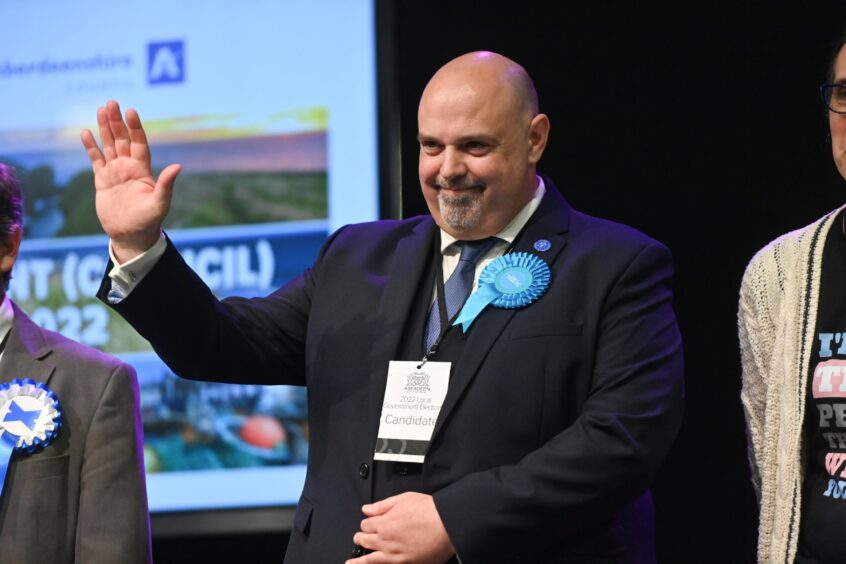 Richard Brooks, the Conservative group leader on Aberdeen City Council. Image: Scott Baxter/DC Thomson