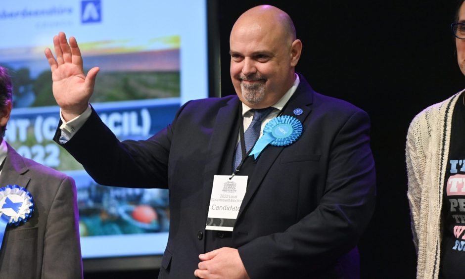 Richard Brooks, the Conservative group leader on Aberdeen City Council. Image: Scott Baxter/DC Thomson