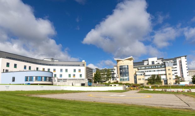 Bristow Helicopters have stopped landing at Aberdeen Royal Infirmary. Image: Scott Baxter/DC Thomson.