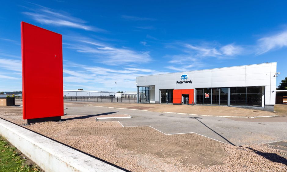 The car dealership closed in February this year. Image: Scott Baxter / DC Thomson 