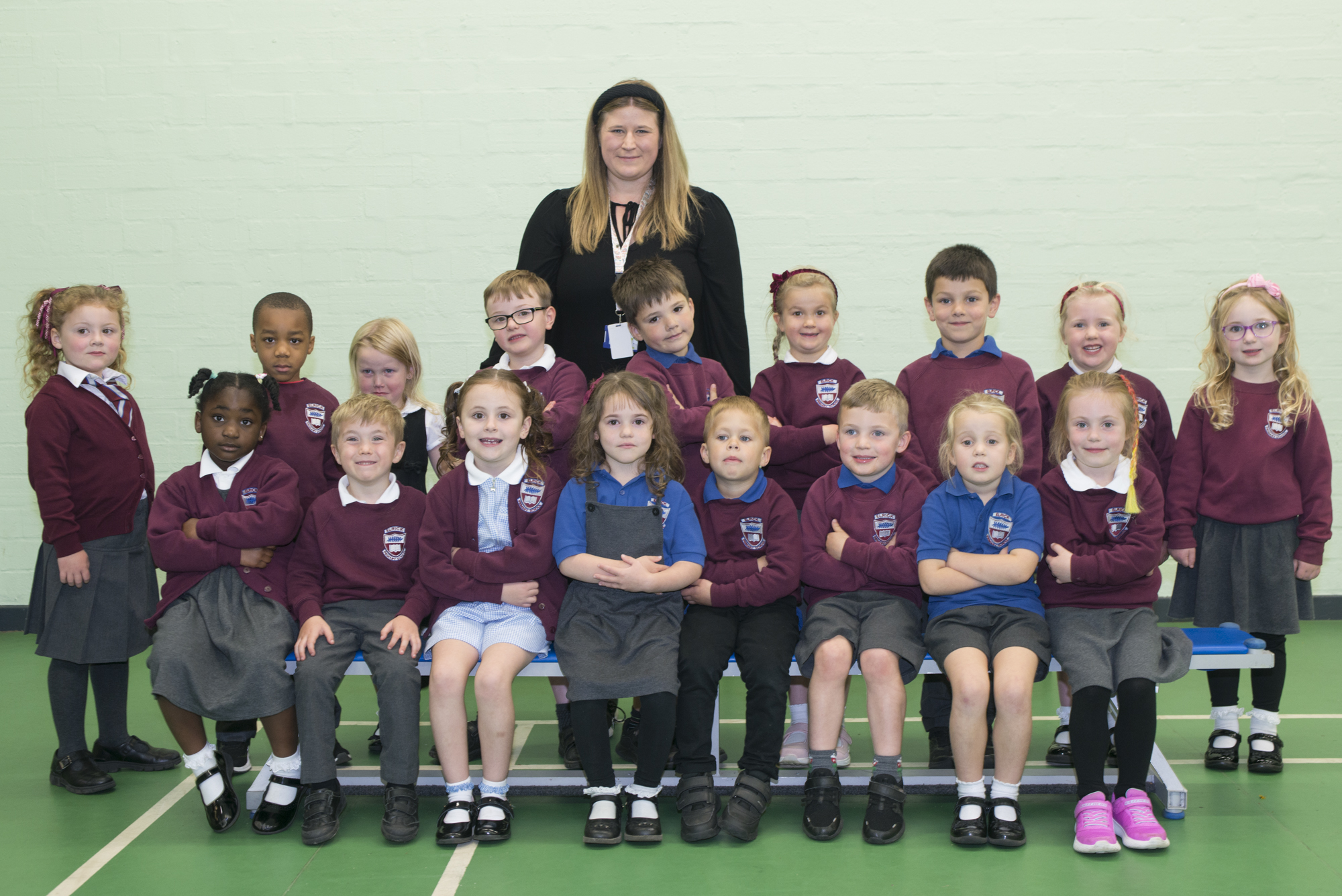 Elrick School, P1CB, with Mrs Carroll. Picture by Paul Glendell.