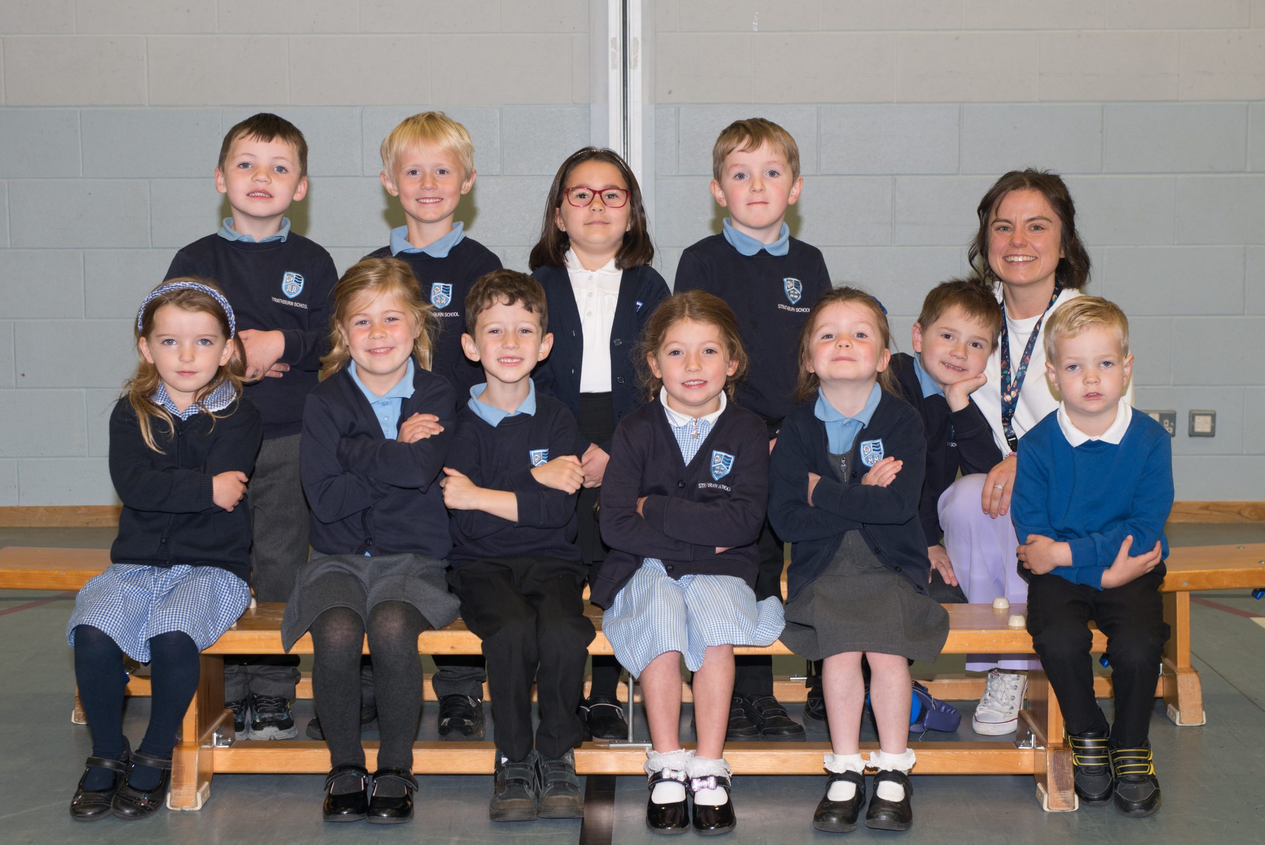 Strathburn School, P1,2 with Miss McGregor. 