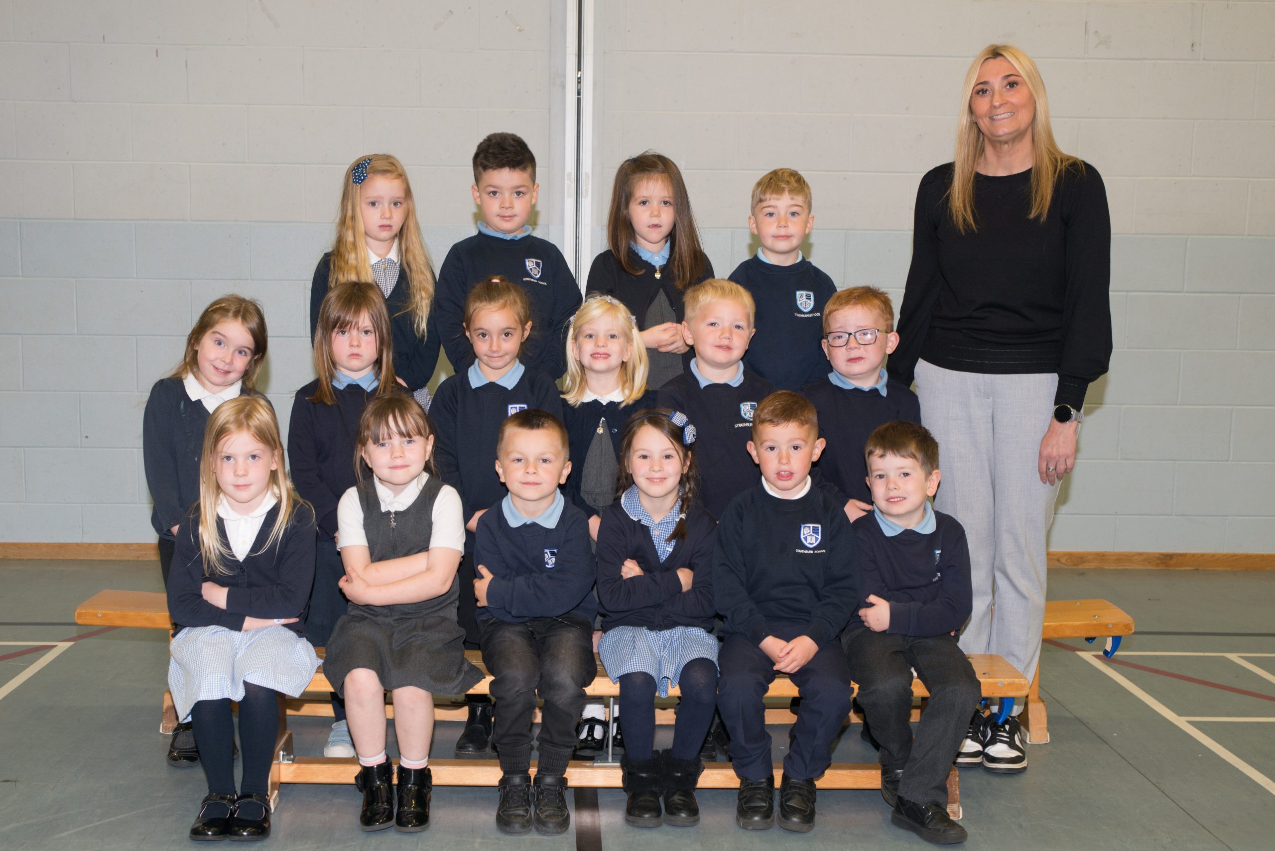 Strathburn School, P1H with Mrs Hutcheson.