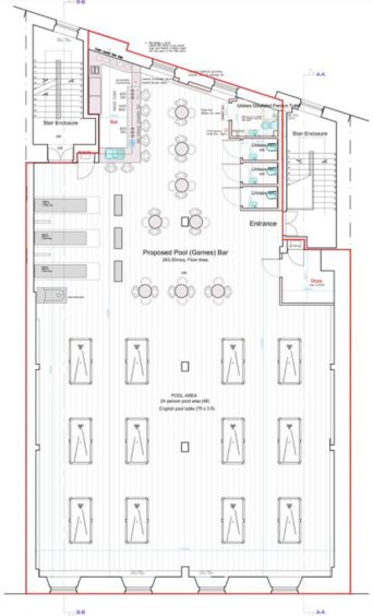 The second floor of the Red Cross building on Union Street could soon look like this. Image: LAS Architecture