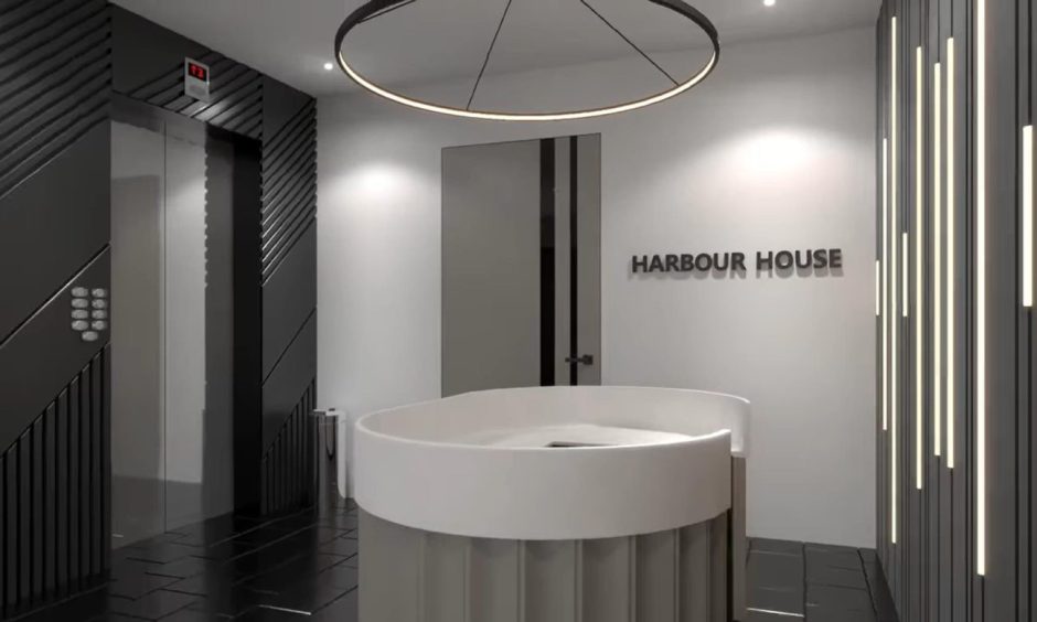 How the reception of Harbour House could soon look. Image: Viral Design 