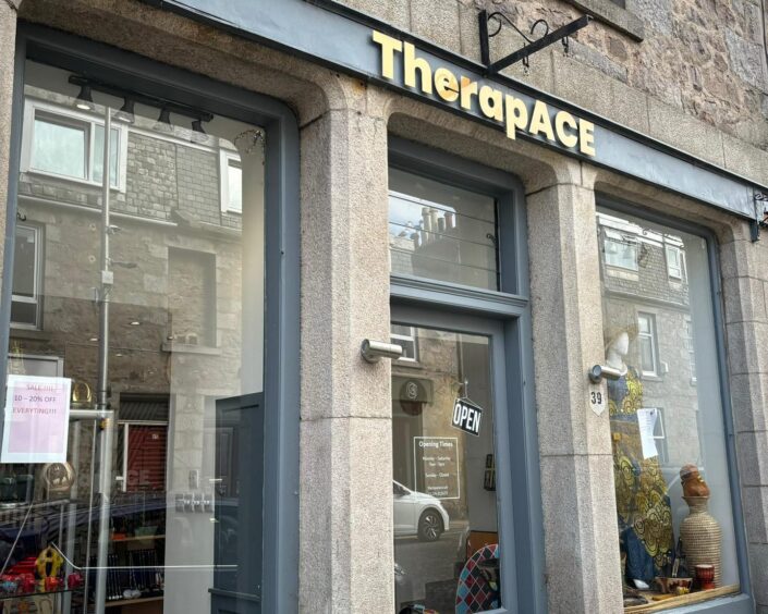 TherapACE on Thistle Street Aberdeen.