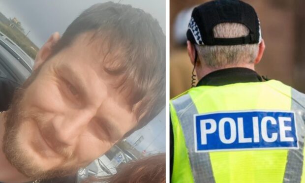 Officers are asking for anyone with information on where he may be to come forward. Image: Police Scotland