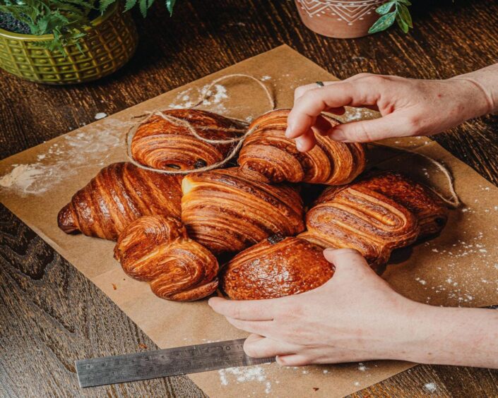 Some pastries pictured.