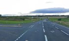 The B9111 junction of the A96/ Supplied by Google Street View