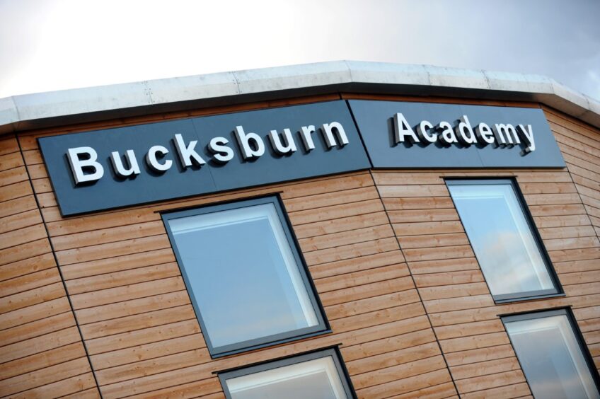 Bucksburn Academy was officially opened in October 2009. Image: DC Thomson