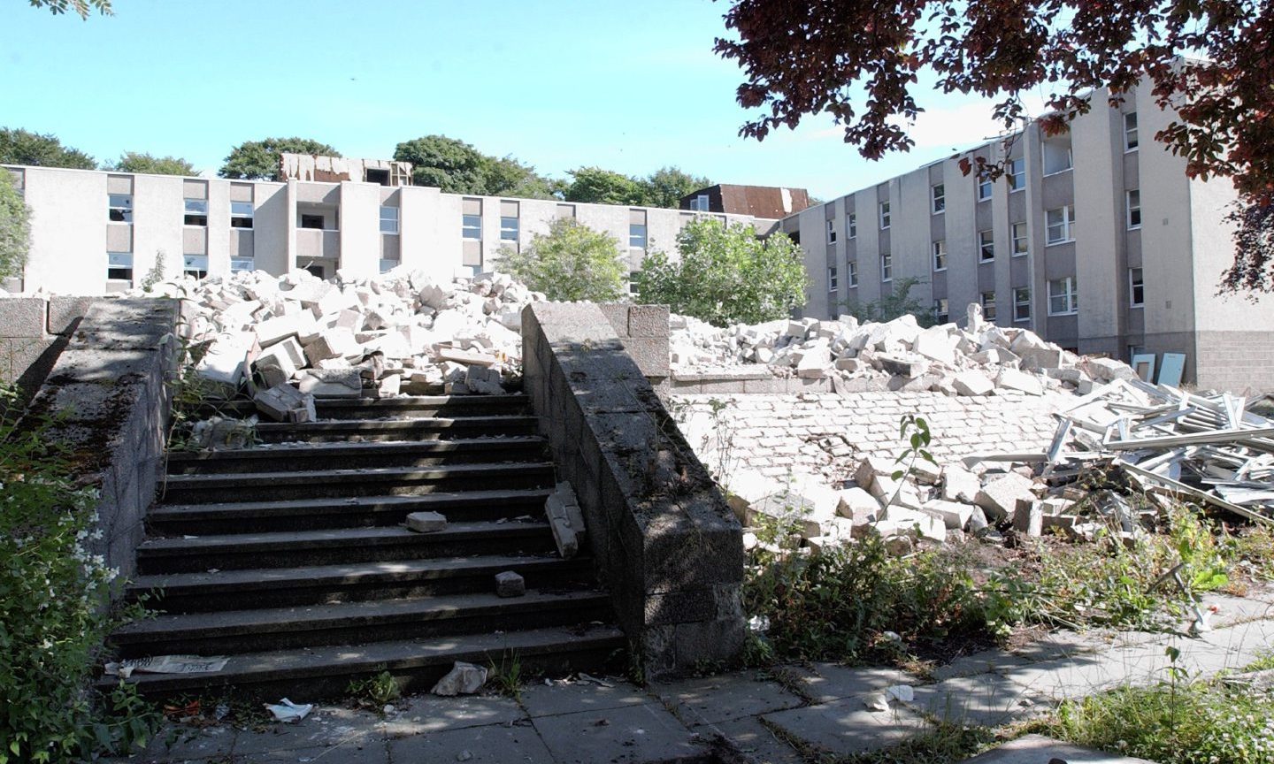 The abandoned Aberdeen University site has been empty for a long time