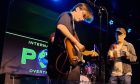 Aberdeen singer Kevin Robertson (right) and son Scott (left) perform at legendary The Cavern Club in Liverpool. Image supplied by Kevin Davidson