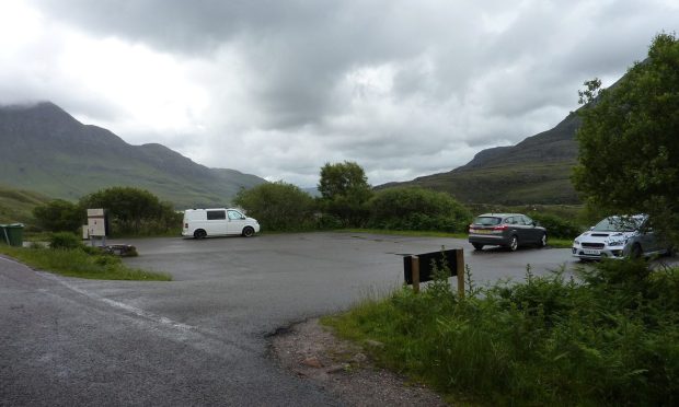 Work on the site has already begun. Image: Mountaineering Scotland