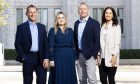 Recruitment Ventures managing director Drew Alexander, operations director Mila Nickerson, Craig Phillips, Laura Phillips. Image: Sure PR