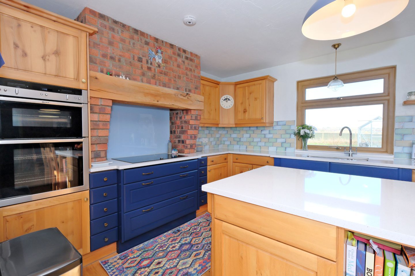 Spacious kitchen at the Newmachar steading renovation