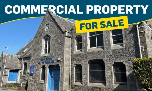 The former Aberdeen Boys Brigade headquarters is on the market. Image: DCT Media