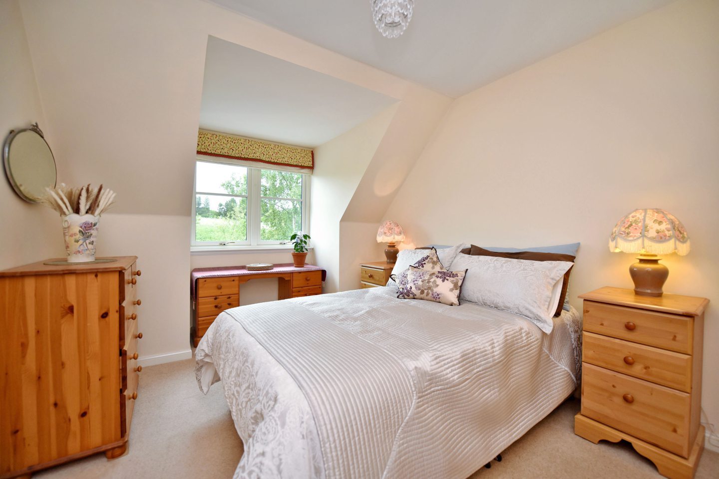 One of the bedrooms at 4 St. James's Walk Inverurie