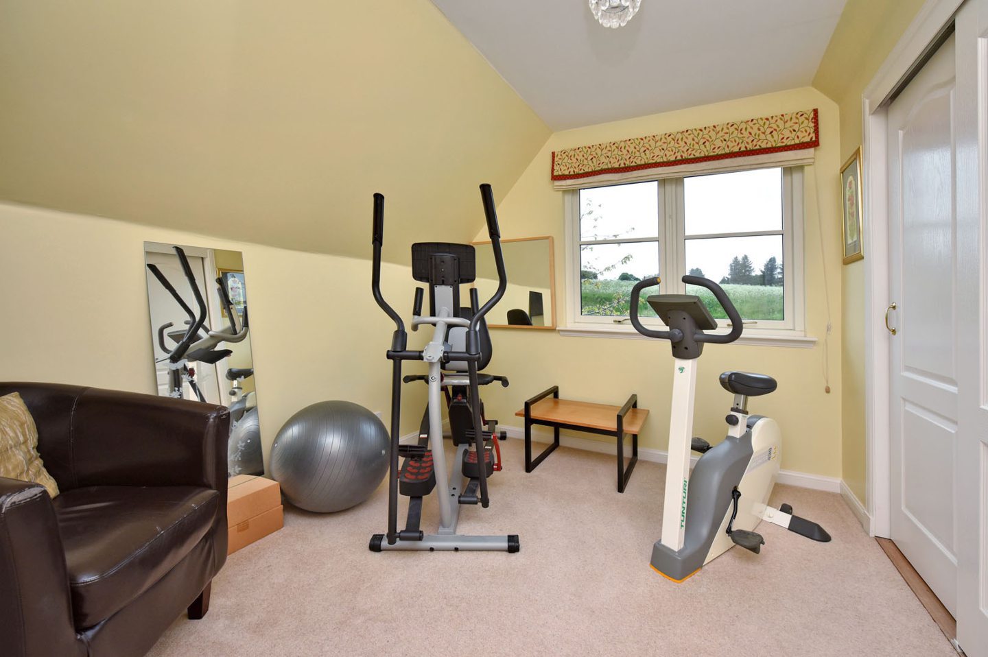 The upstairs bedroom at 4 St. James's Walk, Inverurie