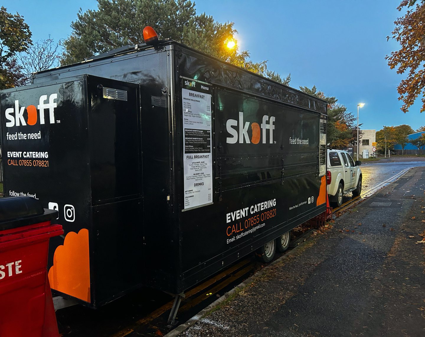 Skoff food van.