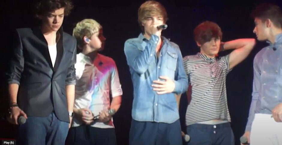 One Direction playing in Aberdeen's old AECC in 2011