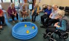 Banchory residents doing hook a duck