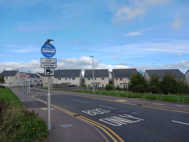 Shielhill bus gates.