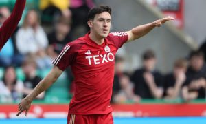 Aberdeen's Jamie McGrath in action. Image: SNS