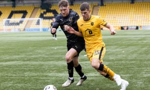 Paul Allan in action for Caley Thistle against Livingston in the Premier Sports Cup last month. Image: SNS.