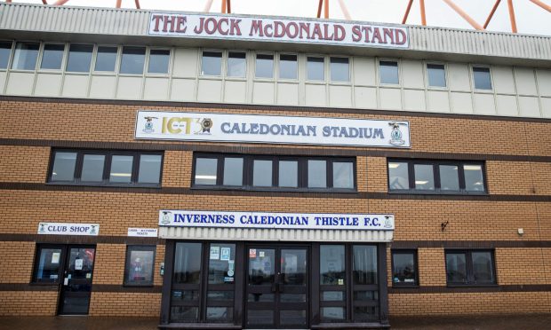 Caley Thistle's Caledonian Stadium. Image: SNS.