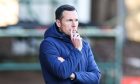 Don Cowie during Ross County's 3-0 defeat to St Johnstone. Image: SNS.