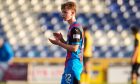 Inverness' Keith Bray at full-time after their League One win over Annan Athletic. Image: SNS.