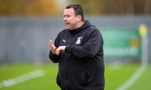 Caley Thistle head coach Scott Kellacher. Image: SNS.