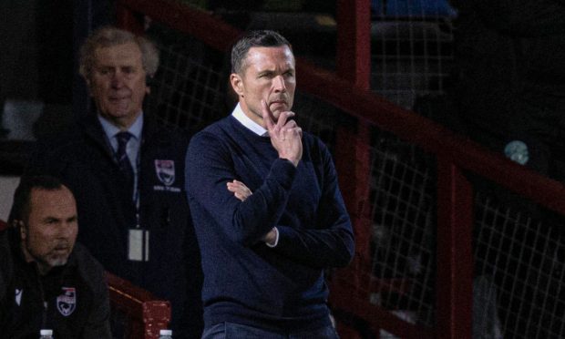 Ross County manager Don Cowie is pictured on the sidelines during a recent match at the Global Energy Stadium, Dingwall.