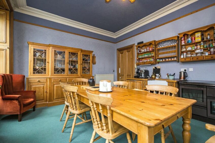 The beautiful kitchen is spacious and bright. Image: Yvonne Fitzgerald Properties 