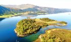 Eilean Mor, a picturesque tidal island within Loch Sunart