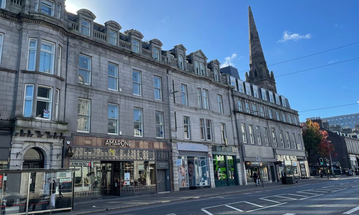 The Braemar House offices will become new Union Street student flats in Aberdeen.