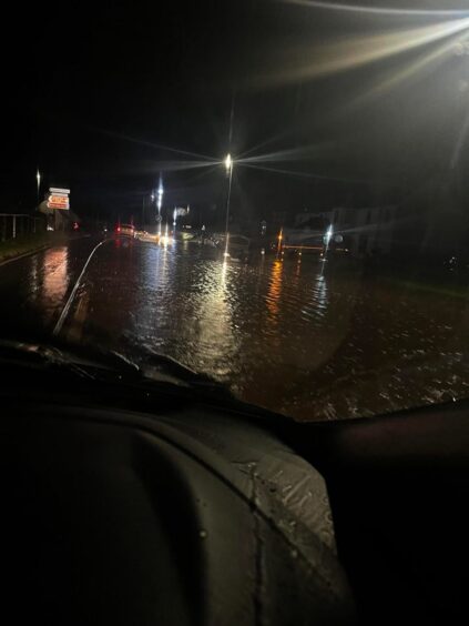 Boddam flooding.