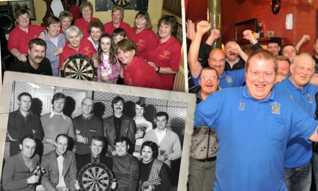 Pictures from the Aberdeen darts scene over the years. Image: DC Thomson.