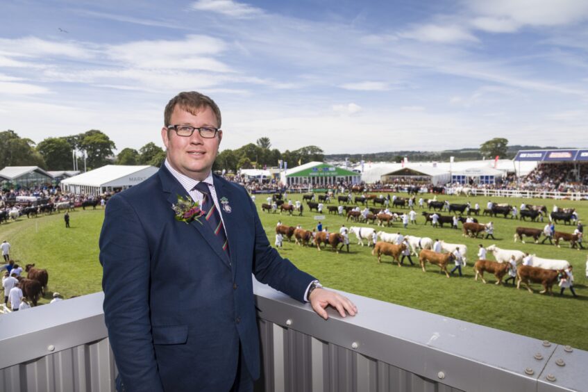 Alan Laidlaw at the 2018 Royal Highland Show. 