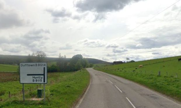 Officers uncovered the farm at a property just off the B9014 near Drummuir. Image: Google Maps.