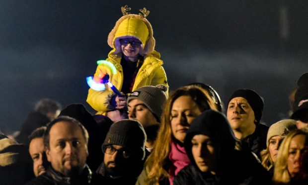 There's always a huge turnout for the Aberdeen firework display. Image: Darrell Benns/DC Thomson.