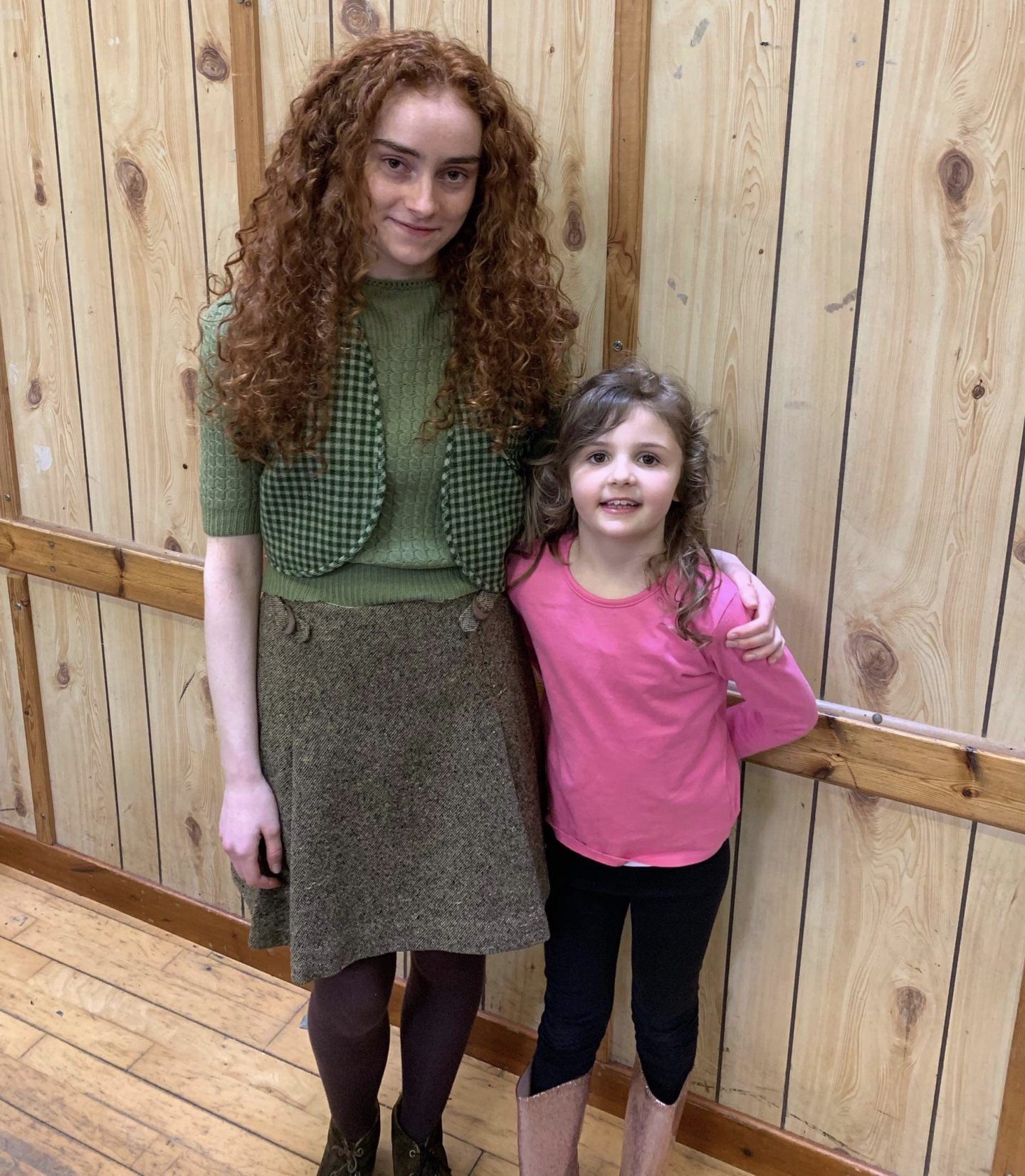 Eilidh on set for Call the Midwife. 