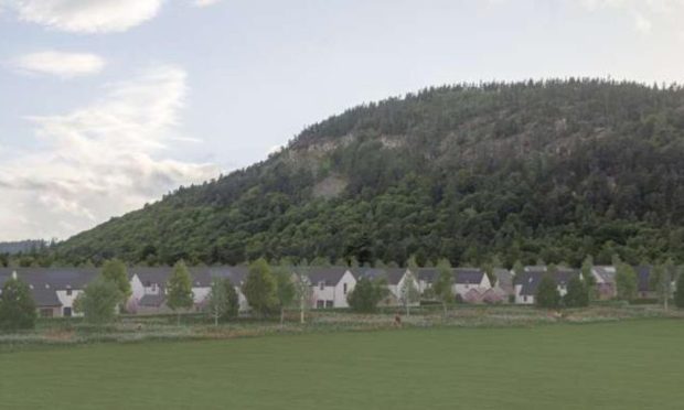 Ballater houses.