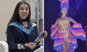 It's fair to say Charlotte Lopez has led a colourful life so far, as she graduated from the Open University. Image: Union Connect.