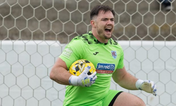 Brechin striker Grady McGrath has enjoyed stepping up to Highland League level with the Hedgemen.